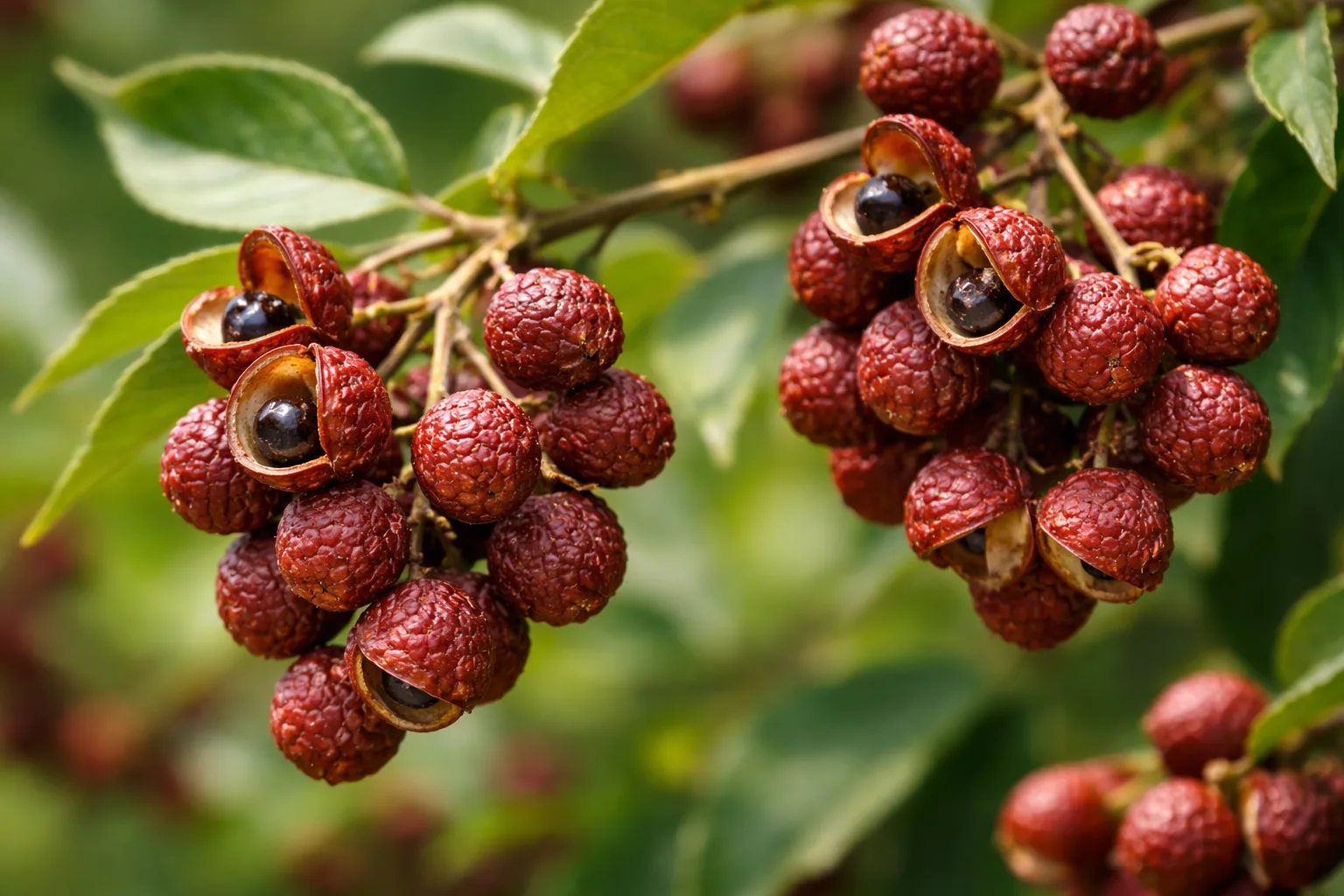 Close-up of Sichuan peppercorn