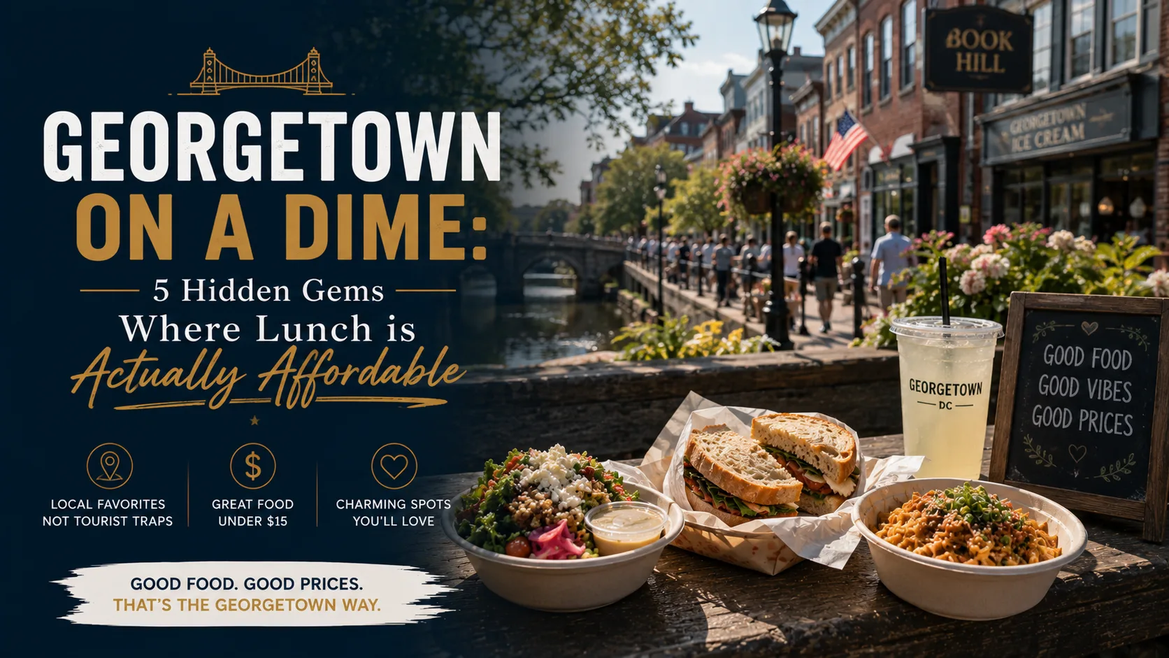 Georgetown on a Dime: 5 Hidden Gems Where Lunch is Actually Affordable