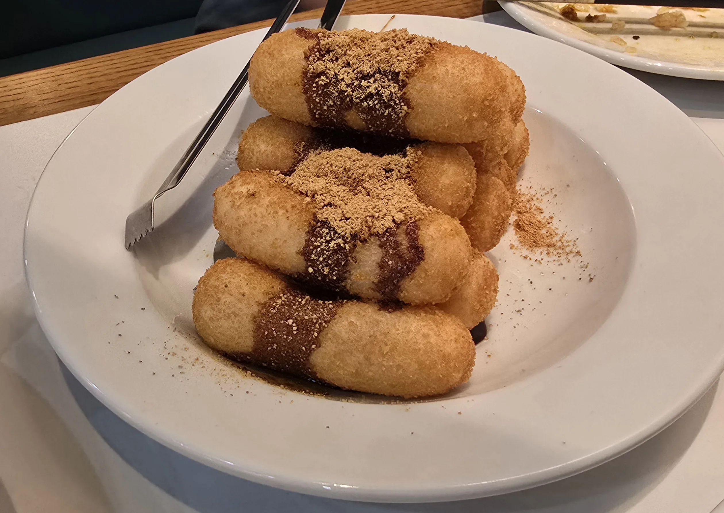 Glutinous rice cake with brown sugar at Chef Yan