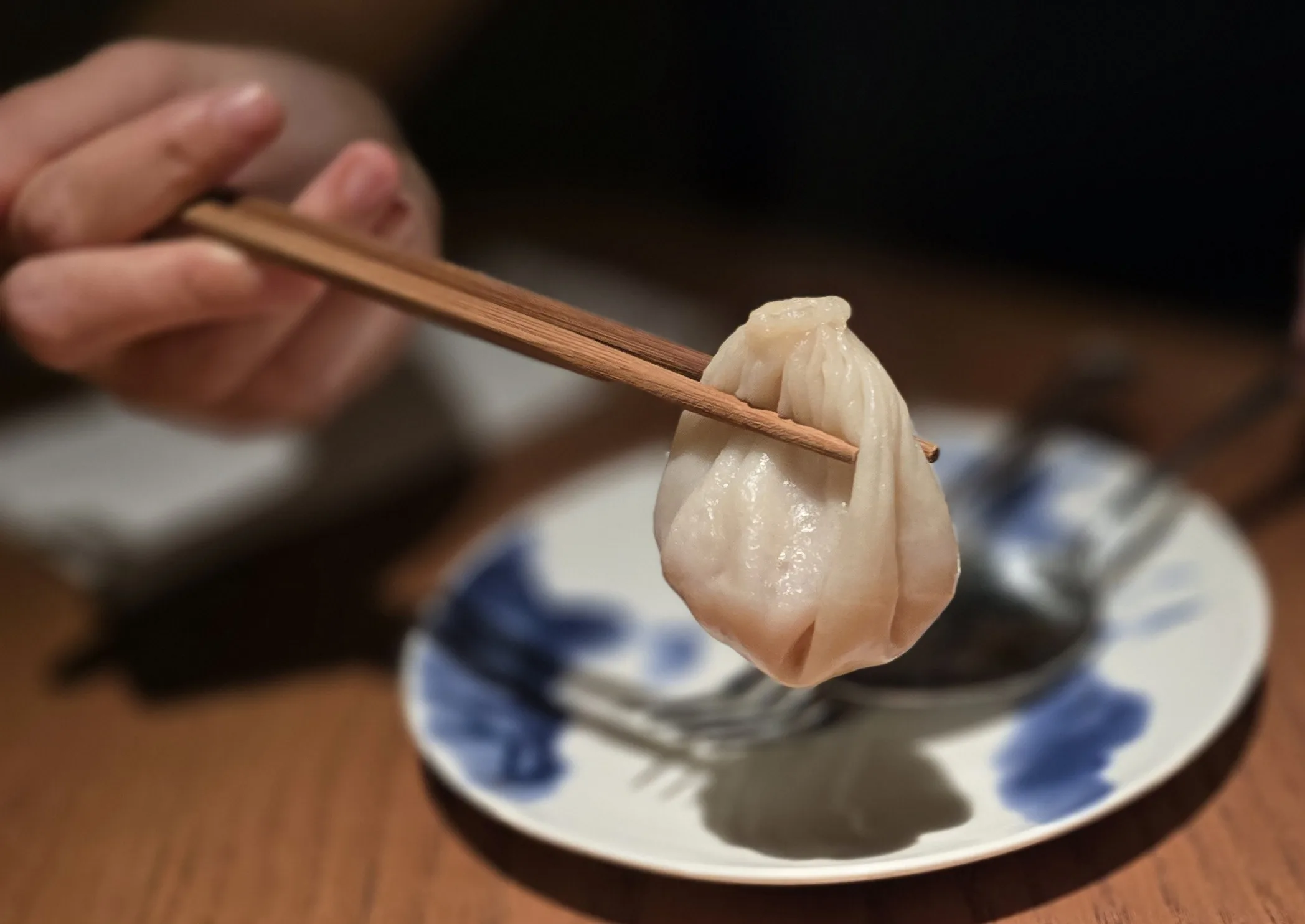 Pork soup dumplings at RH Bistro