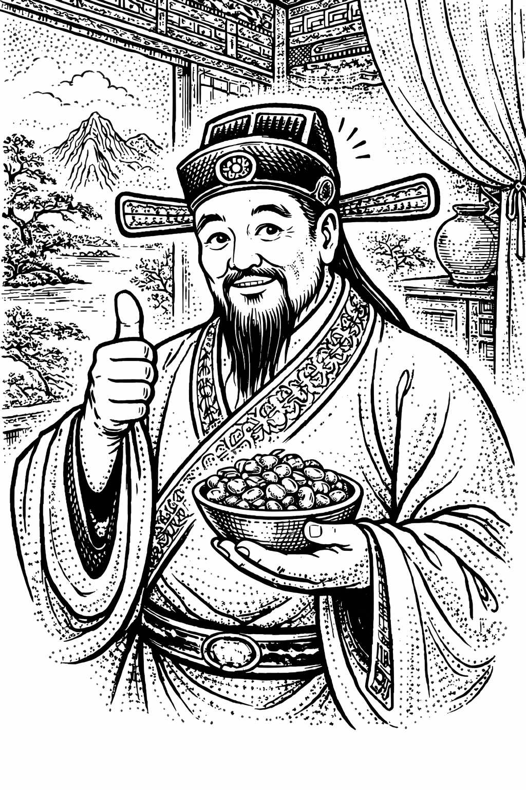 Illustration of Kung Pao Chicken